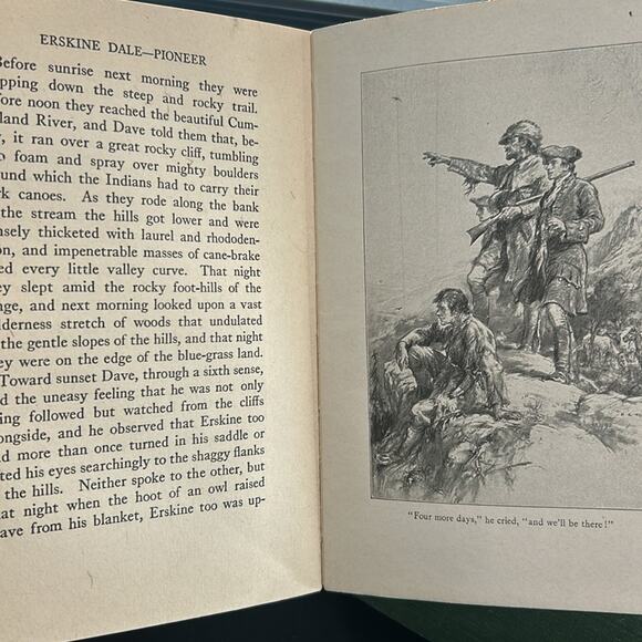 Antique Books- coffee table - red - 1920s- Erskine Dale Pioneer John Fox Jr - Picture 9 of 9